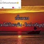 เนื้อเพลงโดย ใหม่ เจริญปุระ ดอกไม้กับแจกัน